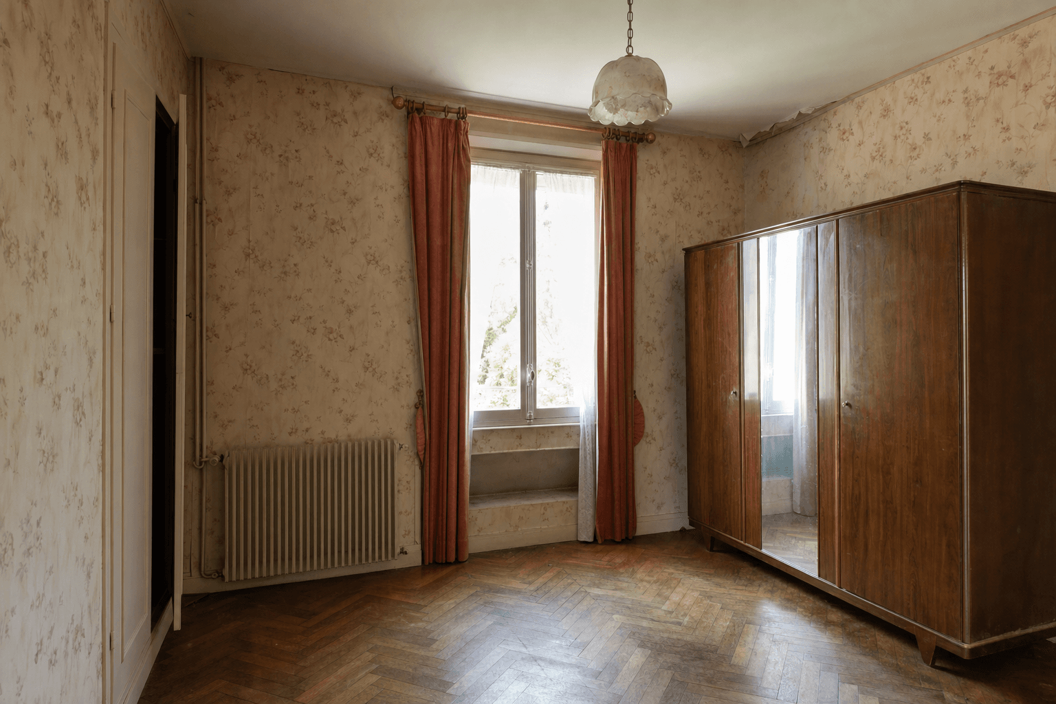 Chambre avant rénovation
